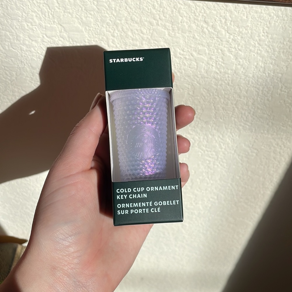 Starbucks ornament keychain